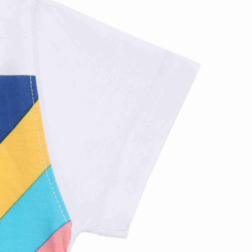 T-shirt Bambina Bianca Play and Have Fun 2-10 Anni