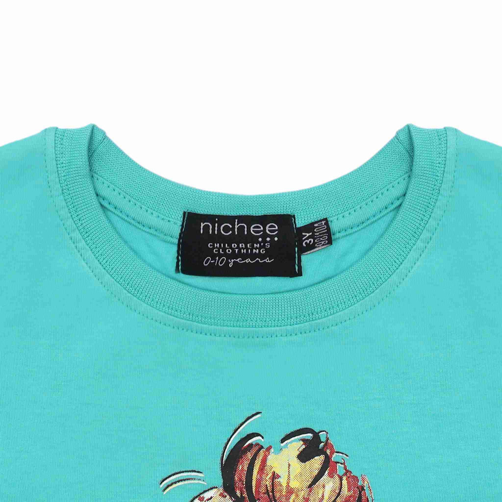 T-shirt Bambina Tiffany Stampa Zaino 2-10 Anni