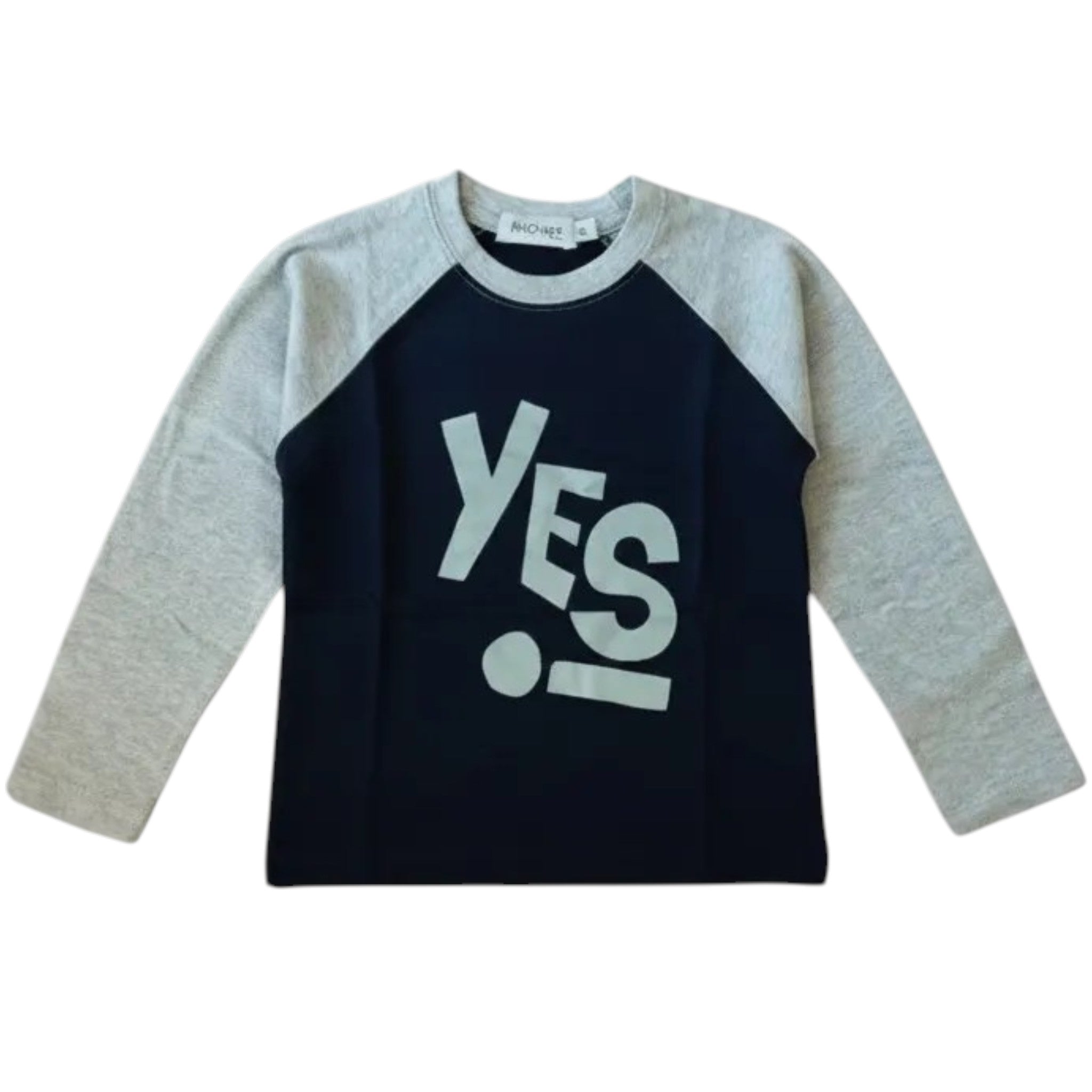 Maglia bambino manica lunga con scritta